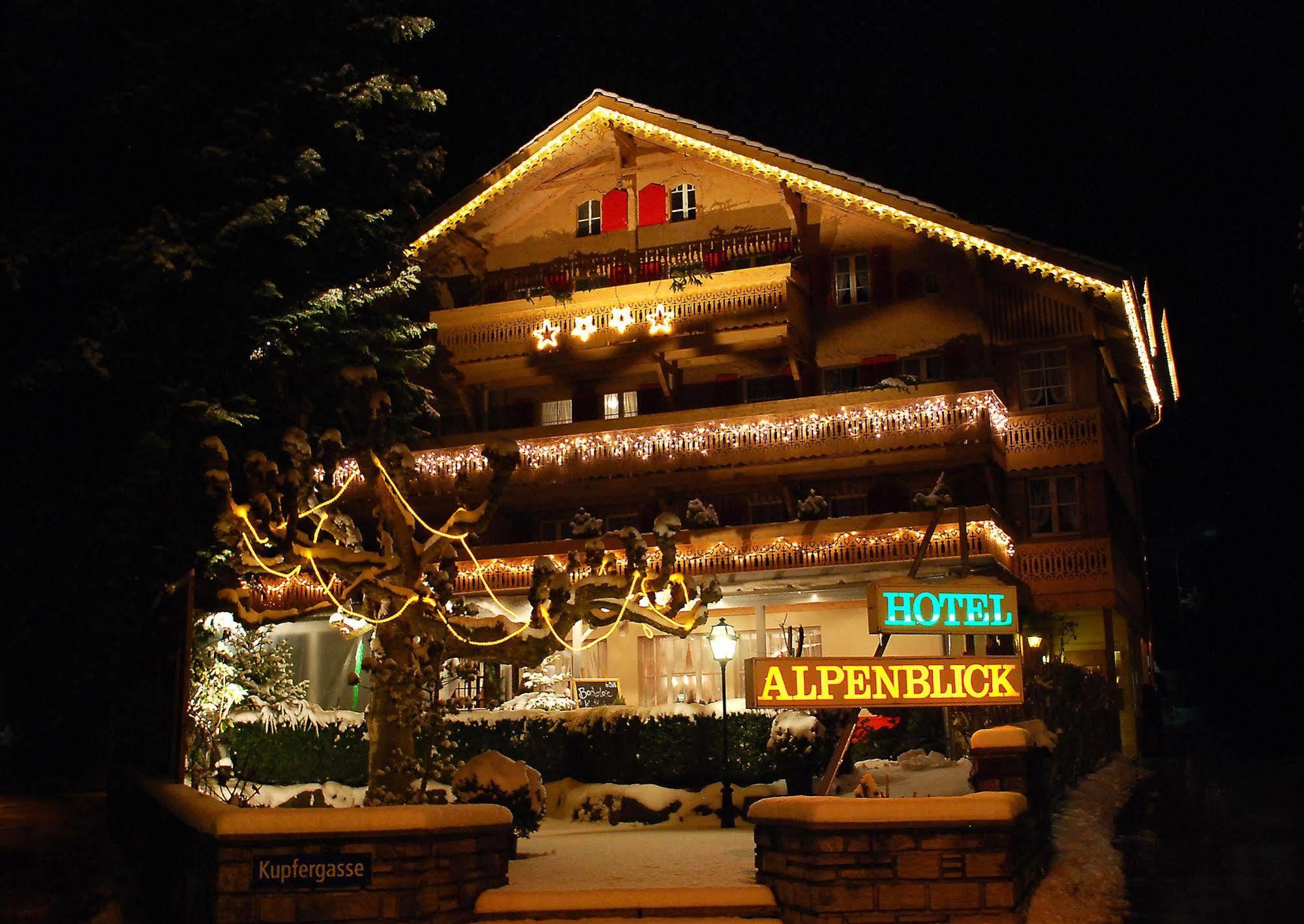 Alpenblick Hotel & Restaurant Wilderswil By Interlaken المظهر الخارجي الصورة